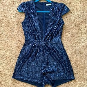 Tobi Sequin Romper
